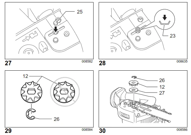 makita 9564P Angle Grinder Paddle Switch - FIG 8