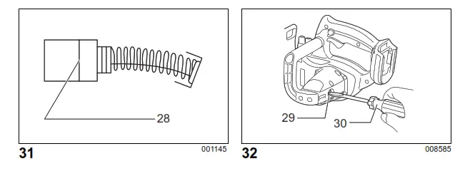 makita 9564P Angle Grinder Paddle Switch - FIG 9