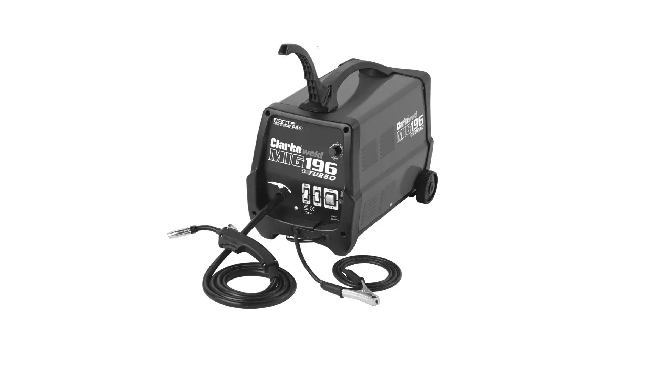 Clarke Mig196 No Gas-gas Mig Welder User Manual