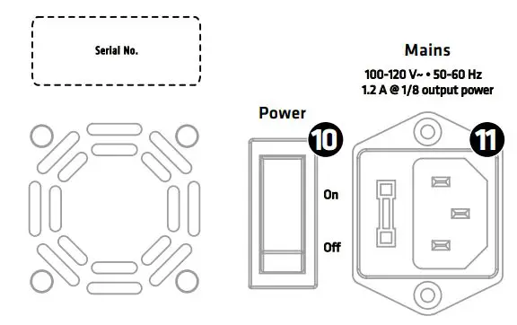 HK AUDIO 110 Xi Portable Wireless Speaker Instruction Manual - Connectors and Control Features
