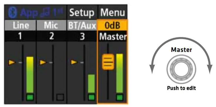 HK AUDIO 110 Xi Portable Wireless Speaker Instruction Manual - DSP Menu