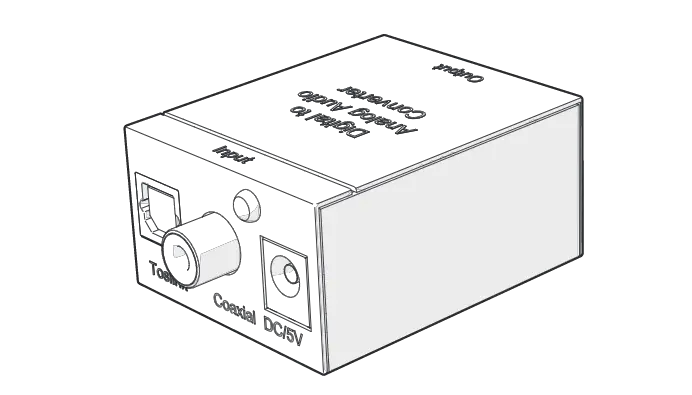 Nedis Acon2510bk Digital To Analogue Audio Converter User Manual