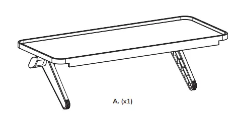 Neomounts AWL28-220BL1 Multimedia Shelf-fig3