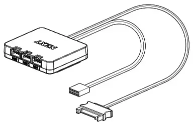NZXT 140MM FAN RGB Computer Fan - COMPONENTS LIST 2