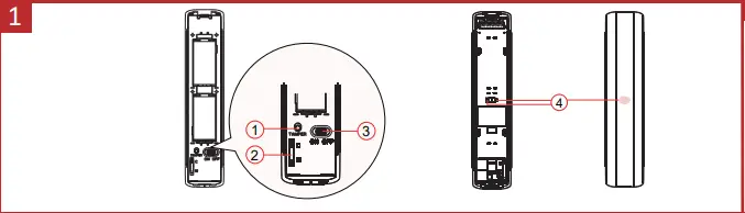 HIKVISION-DS-PDC10DM-EG2-WE-Wireless-Dual-TechAM-Curtain-Detector-FIG-1