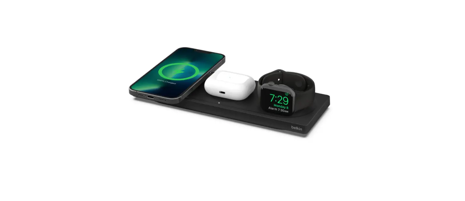 Belkin Wiz016 Boostcharge Pro 3-in-1 Magsafe Wireless Charging Pad Instruction Manual Belkin Wiz016 Boostcharge Pro 3-in-1 Magsafe Wireless Charging Pad Instruction Manual
