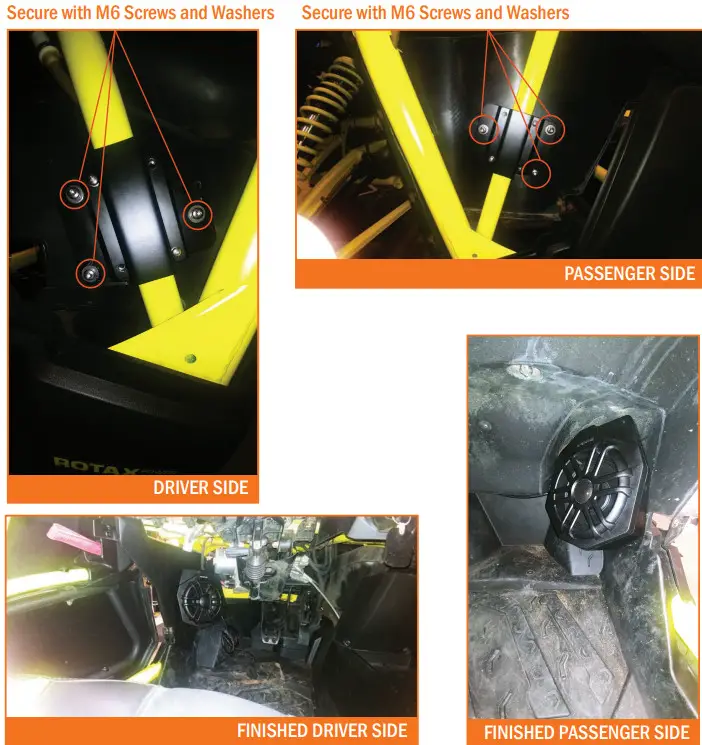 MEMPHIS AUDIO CANAMX365FE OEM Direct Fit Front Speaker Enclosures - Fig 1