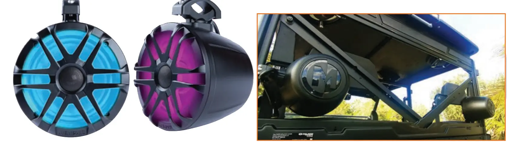 MEMPHIS AUDIO CANAMX365FE OEM Direct Fit Front Speaker Enclosures - Fig 4