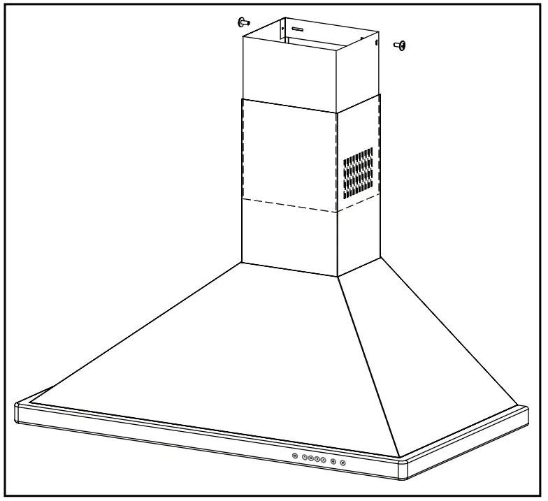 best WTT32I 30 inch Wall Mount Chimney Hood - fig11