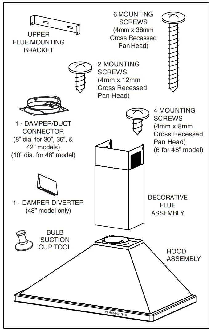 best WTT32I 30 inch Wall Mount Chimney Hood - fig4