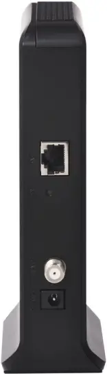 Back View of DPQ3925 gateway