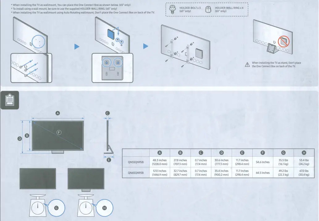 SAMSUNG QN55QN95B 55 Inch 4K Smart QLED TV - Fig11