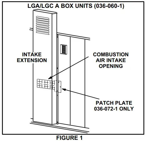 LENNOX 506200-02 ZG Intake Extension Kit -