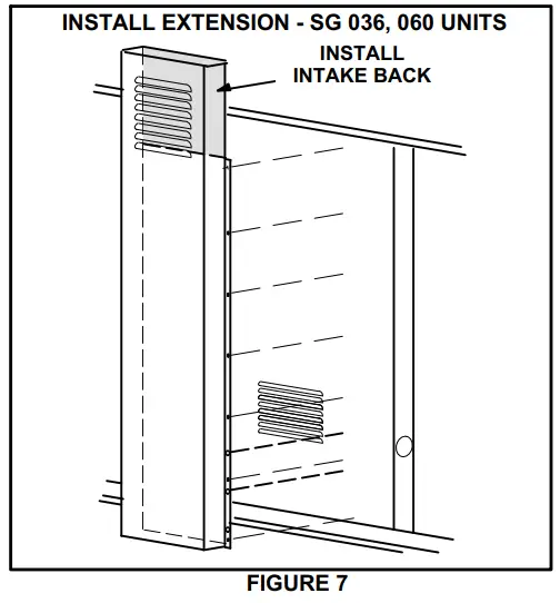 LENNOX 506200-02 ZG Intake Extension Kit - FIGURE 7