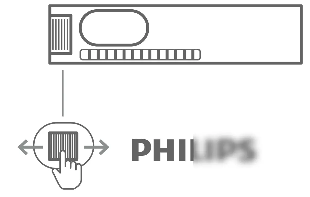 GPX1100 GoPix 1 Portable Projector Operation illustration