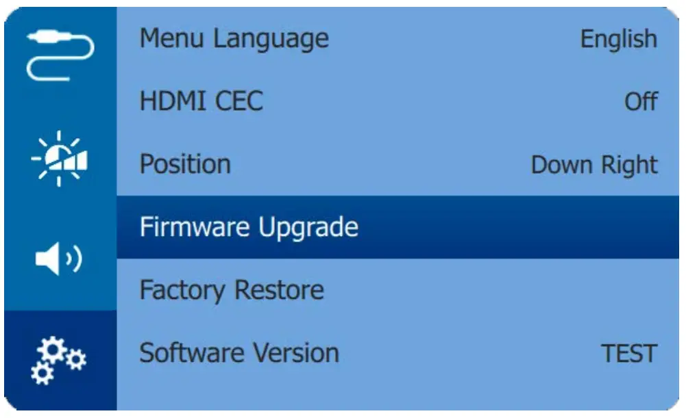 GPX1100 GoPix 1 Portable Projector Change settings