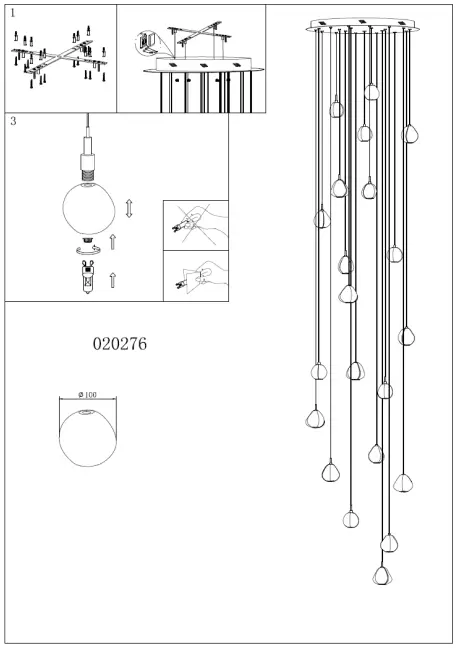 Lucci-decor-020276-Venezia-21-Light-Round-Halogen-Pendant-FIG-1
