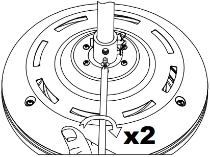 Parrot Uncle LED Indoor Cage Ceiling Fan 06