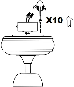 Parrot Uncle LED Indoor Cage Ceiling Fan 08