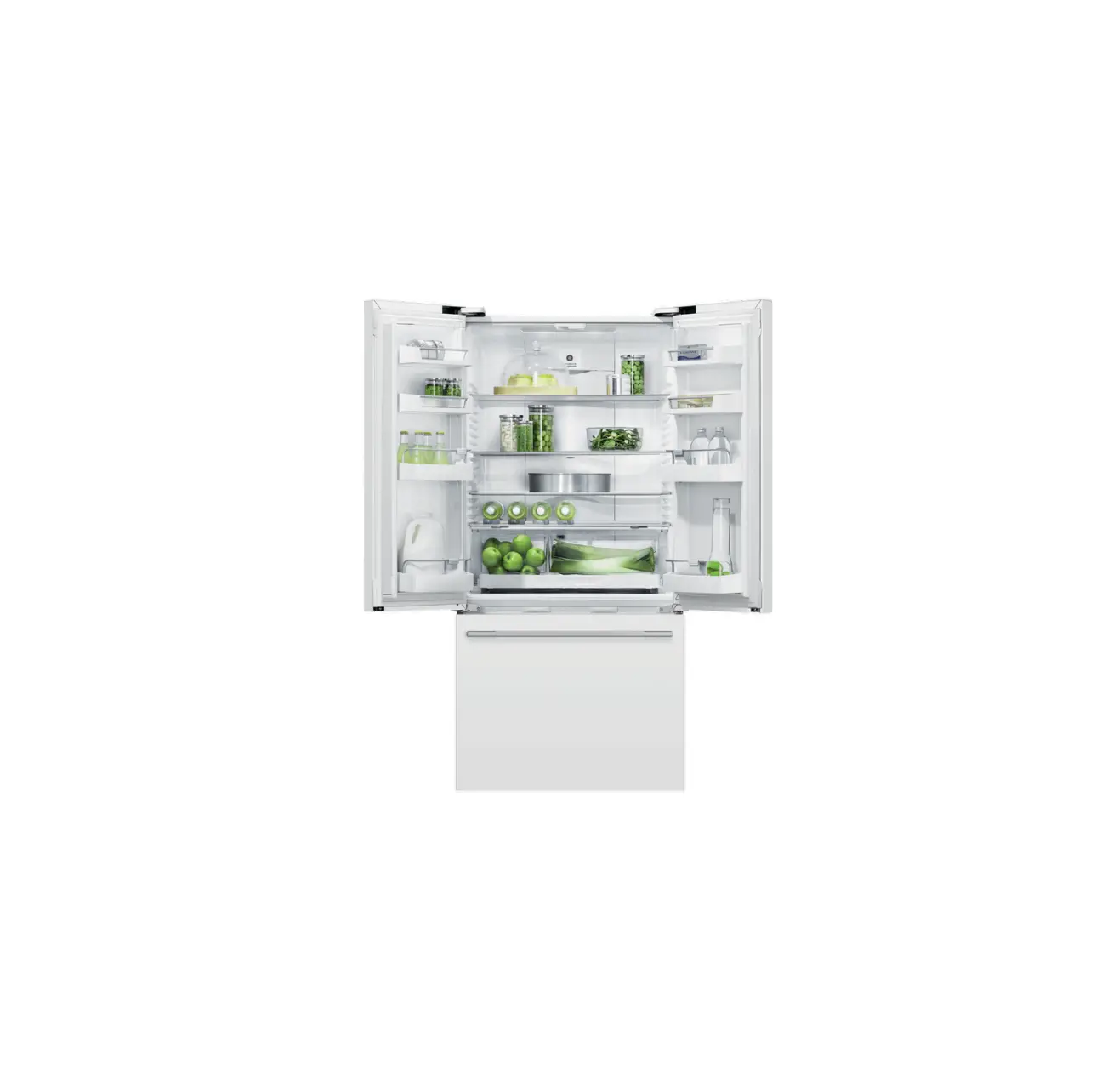 Fisher Paykel Rf170adw5 N Freestanding French Door Refrigerator Freezer, 32