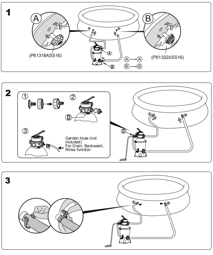 Bestway Flowclear 58515 Sand Filtration Pump Flow - FIG4