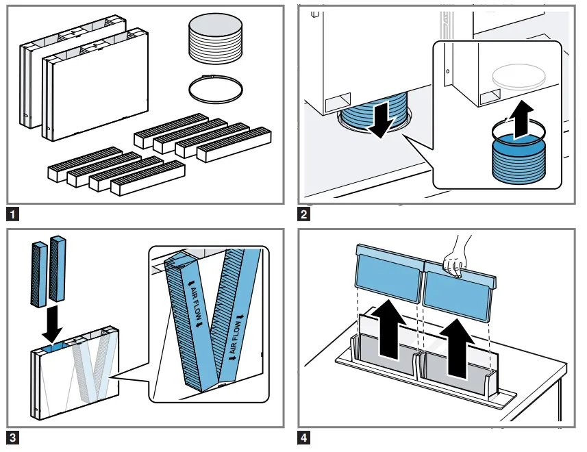 BOSCH DSZ1WW1I6 Clean Air Plus Recirculation Kit - fig 1