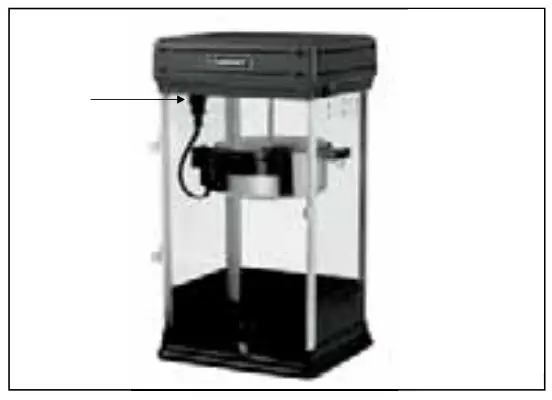 Cuisinart CPM-28 Classic-Style Popcorn - maker housing