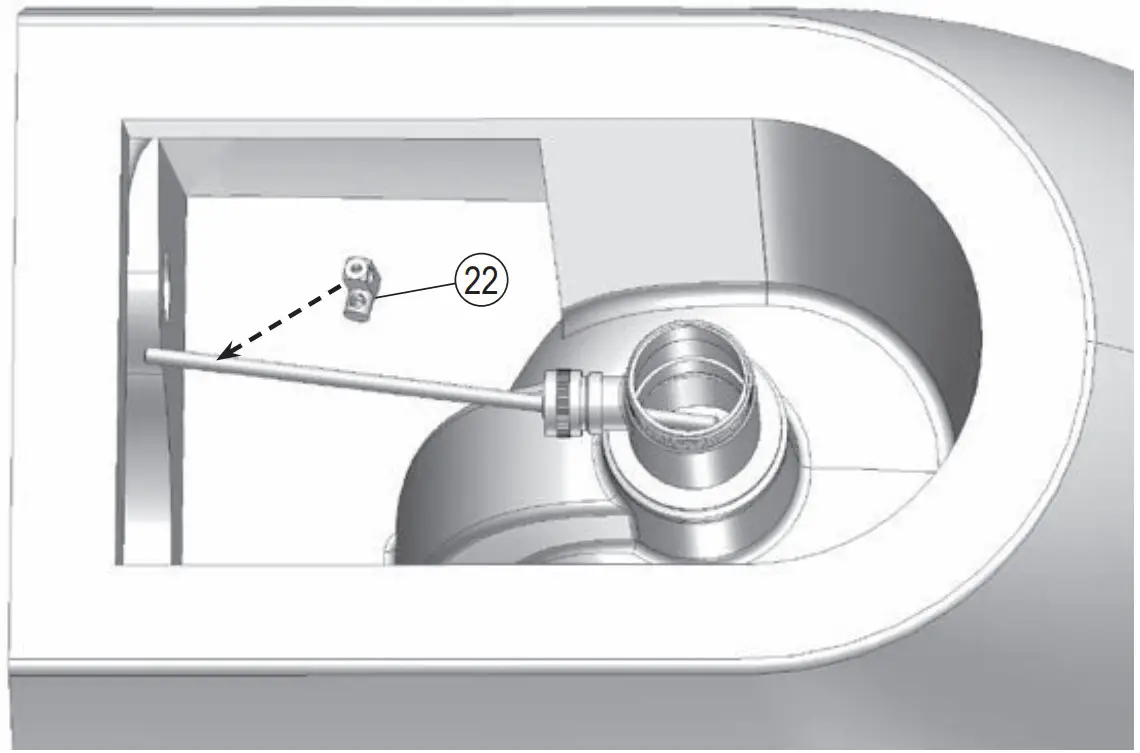 RAVAK C-C X070155 Bidet Standing Tap Click Clack - Figure 13