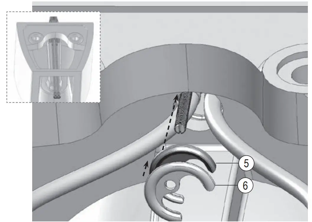 RAVAK C-C X070155 Bidet Standing Tap Click Clack - Figure 5