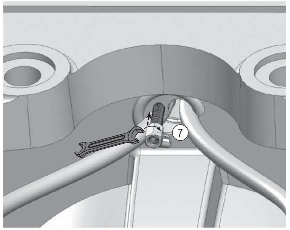 RAVAK C-C X070155 Bidet Standing Tap Click Clack - Figure 6