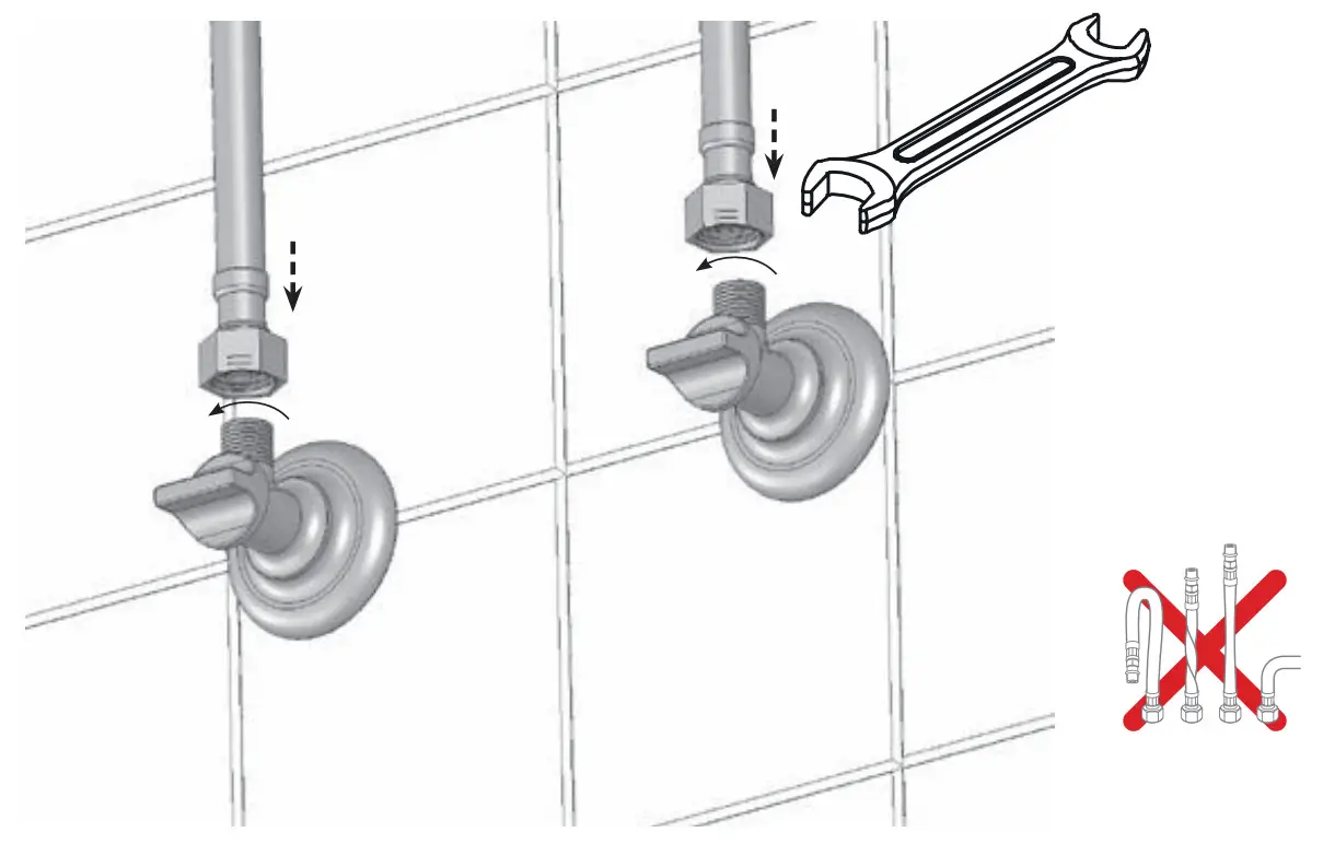 RAVAK C-C X070155 Bidet Standing Tap Click Clack - Figure 8