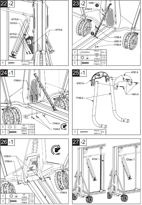 cornilleau 113402 Performance 700X Black Outdoor Table Tennis Table - 13