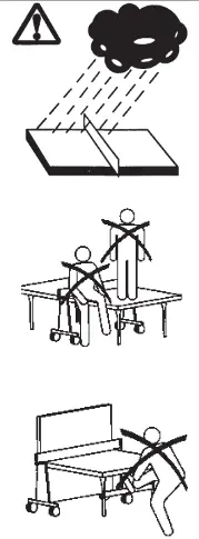 cornilleau 113402 Performance 700X Black Outdoor Table Tennis Table - 15