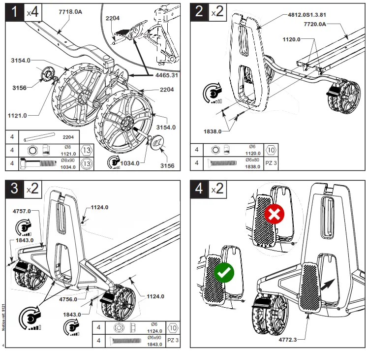 cornilleau 113402 Performance 700X Black Outdoor Table Tennis Table - 7