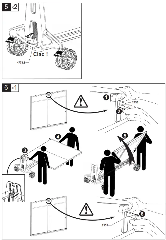 cornilleau 113402 Performance 700X Black Outdoor Table Tennis Table - 8