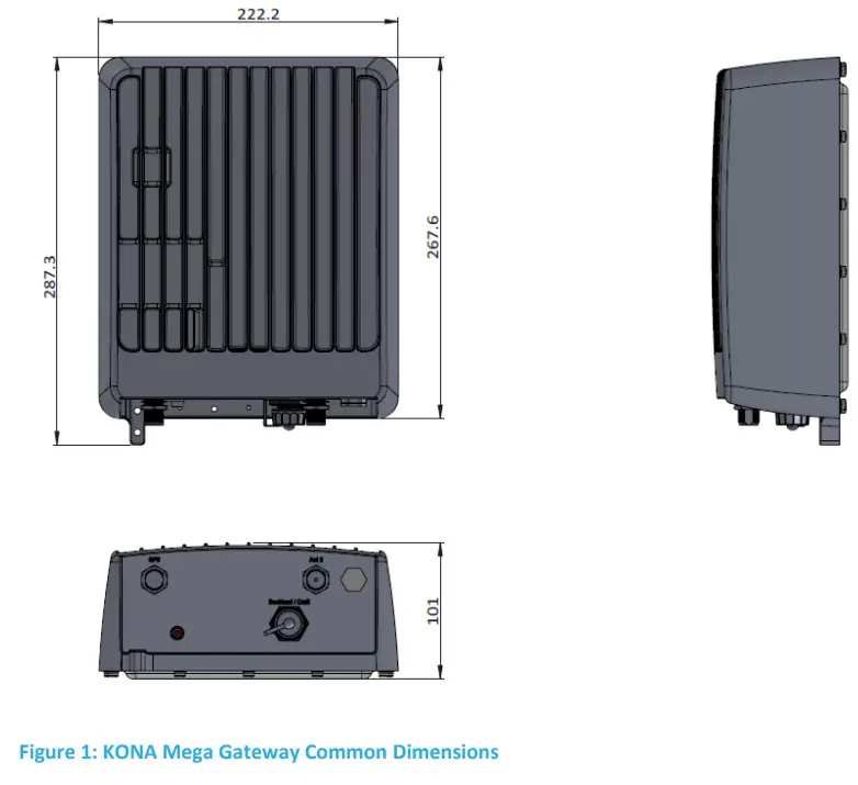 TEKTELIC communications KONA Mega Gateway 900MHZ TDD -