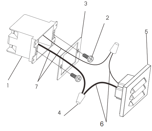 ABBA LIGHTING STA11 3.5W Horizontal Waterproof Stair Light