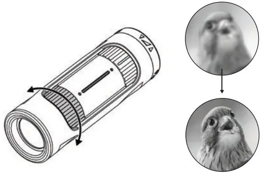 CARSON Mono Zoom 7 x 21mm Monocular - magnification