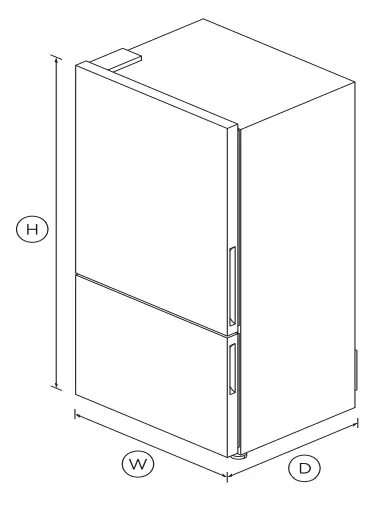 FISHER PAYKEL RF522BRPX7 Freestanding Refrigerator - 1