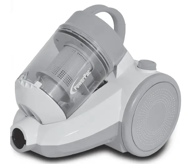 PowerPac PPV1400 Bagless Cyclone Vacuum-FIG1