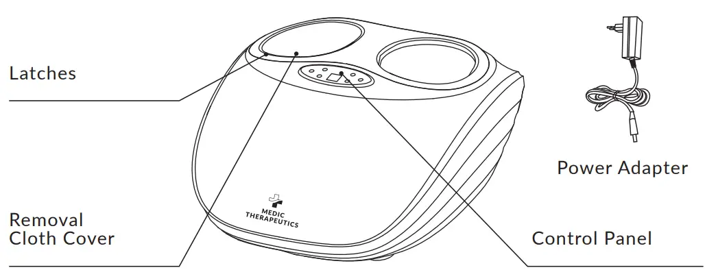 MEDIC THERAPEUTICS Digital Shiatsu Vibrating Foot Massager - fig 1