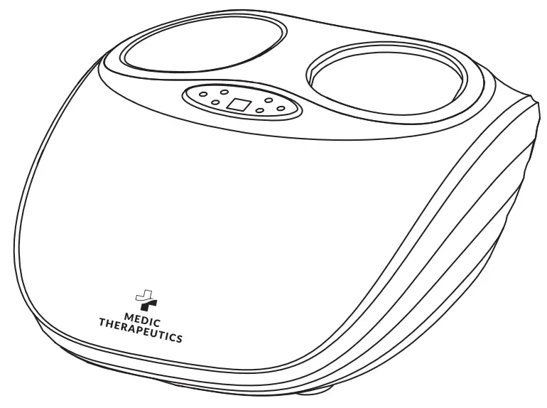 MEDIC THERAPEUTICS Digital Shiatsu Vibrating Foot Massager
