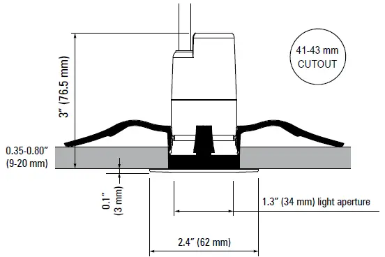 LUMASCAPE-LS9407LED-Vedita-Downlight-Luminaire-Instruction-FIG-1