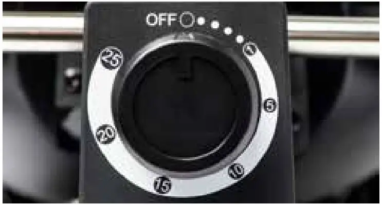 Gasmate BQ1065 Odyssey Electric 2200W Portable BBQ - POWER KNOB