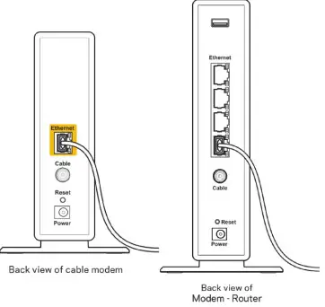 Linksys E9450 AX5400 Dual-Band Wi-Fi 6 Router -connected to power