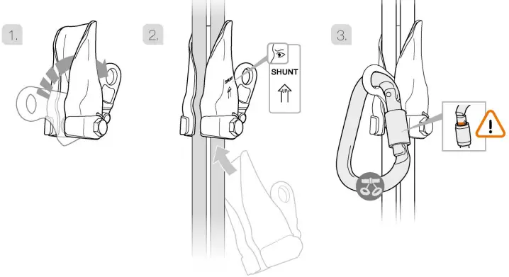 PETZL-SHUNT-Rappel-Device-for-Sports-Activities-FIG 6