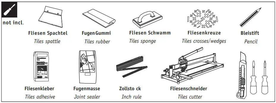 Paul Neuhaus 784.12 LumiTiles Basic Set Instruction Manual - Not Incl