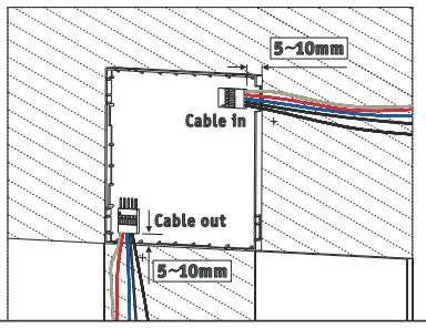 Paul Neuhaus 784.12 LumiTiles Basic Set Instruction Manual - Place the base plate in the tile adhesive