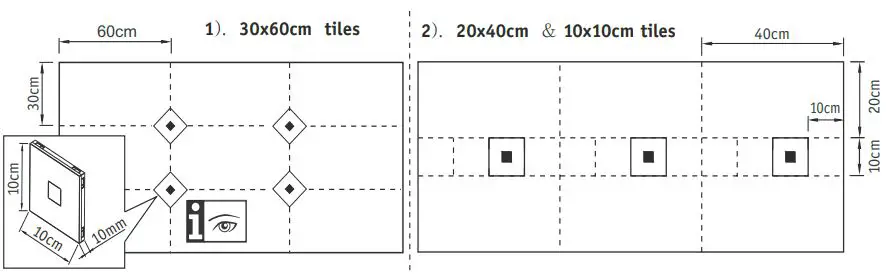Paul Neuhaus 784.12 LumiTiles Basic Set Instruction Manual - Plan your own tile design with the LumiTiles in your tile mirror