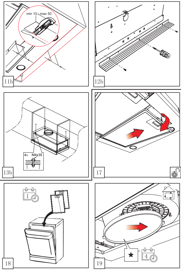 Hisense CH6TL3BX Telescopic Hood - figure 4